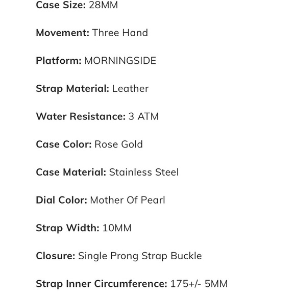 ♠️ Kate Spade Morningside three-hand leather watch - Picture 7 of 8